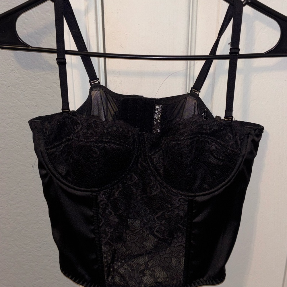 Sincerely Jules Black Lace Bustier